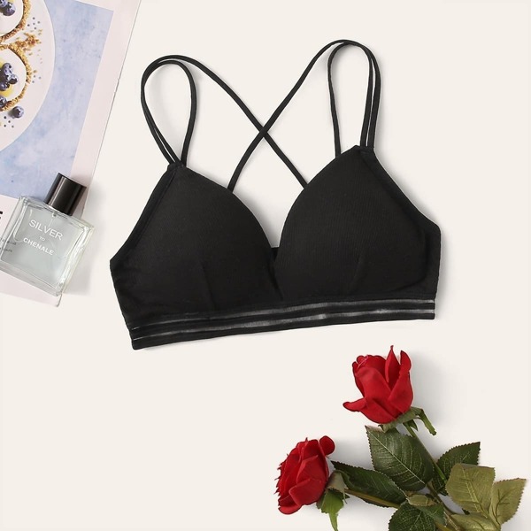 

Crisscross Back Rib Bralette
