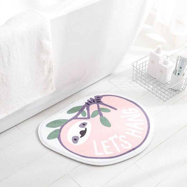 

Cartoon Sloth Pattern Floor Mat