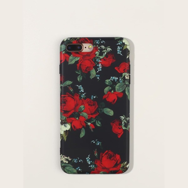 

Чехол для iPhone с рисунком розы, Многоцветный