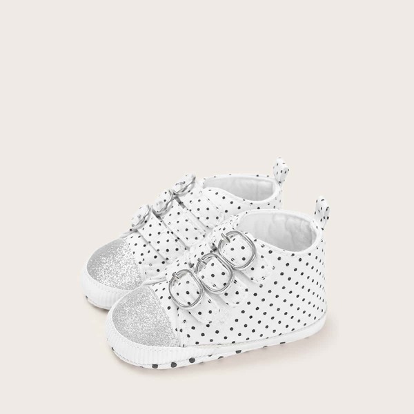

Baby Polka Dot Glitter Sneakers