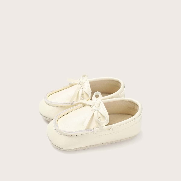 

Baby Bow Decor Slip On Loafers