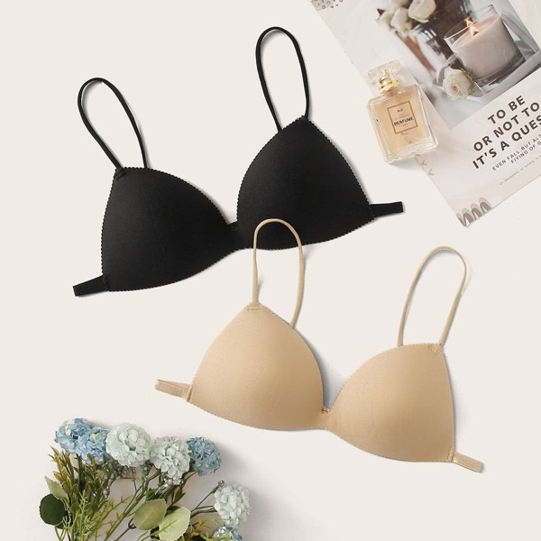 

Seamless Bra Set 2pack, Multicolor