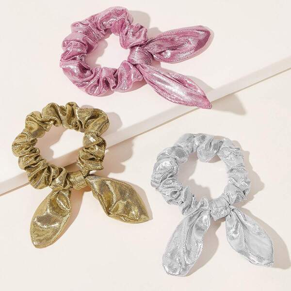 

Toddler Girls Random Color Bow Knot Scrunchie 2pcs