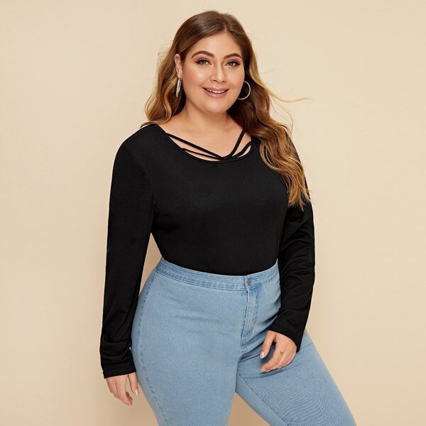 

Plus Solid Cut-out Top