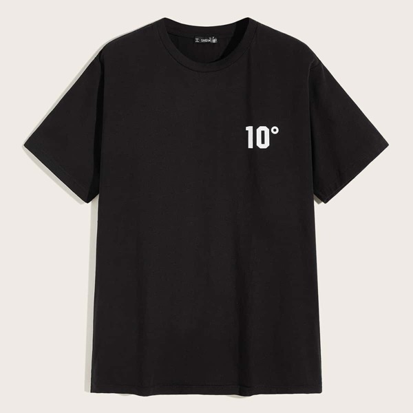 

Men Number Print Tee