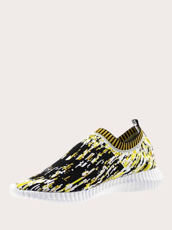 

Men Slip On Knit Trainers, Multicolor