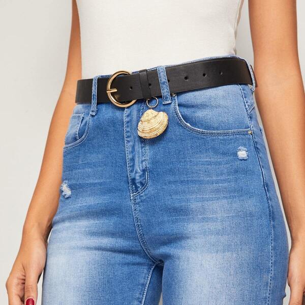 

Shell Charm Buckle Belt