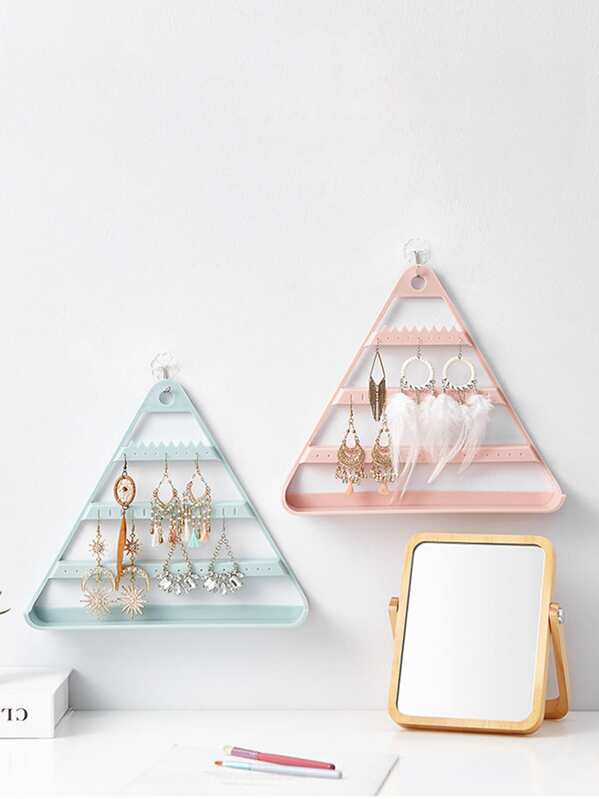 

Triangle Shaped Jewelry Storage Rack 1pc, Multicolor