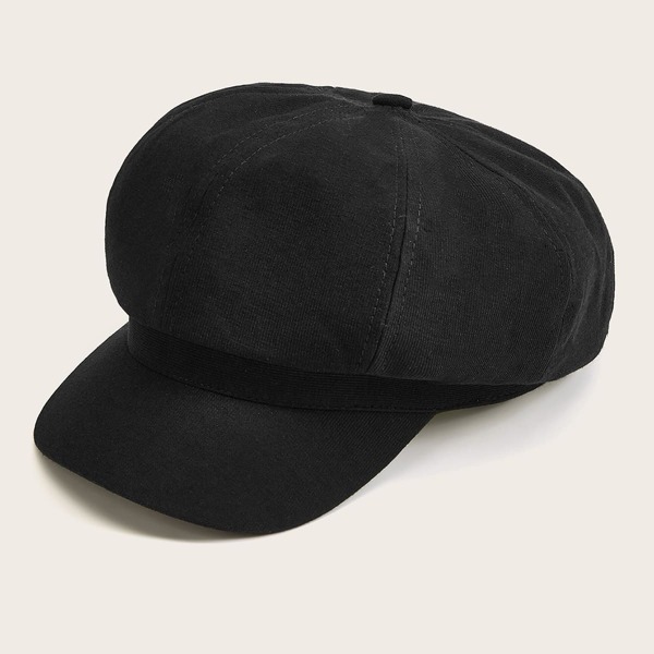 

Men Solid Newsboy Hat