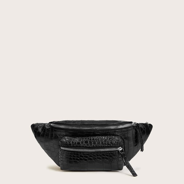 

Croc Embossed Bum Bag