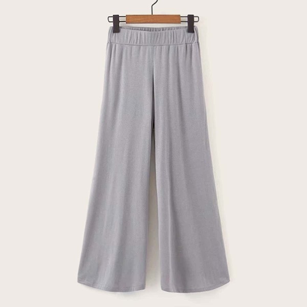 

Elastic Waist Wide Leg Pants