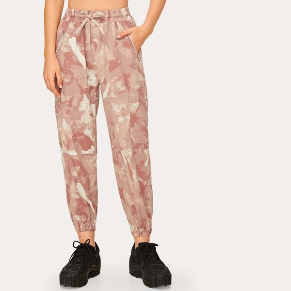 

Brush Print Side Pocket Jeans
