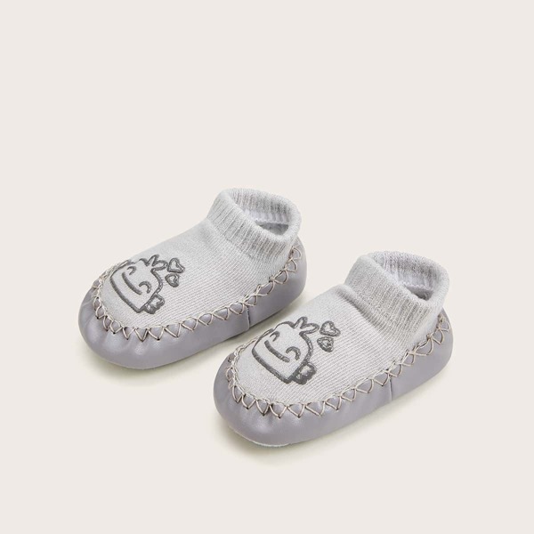 

Baby Stitch Detail Cotton Shoes