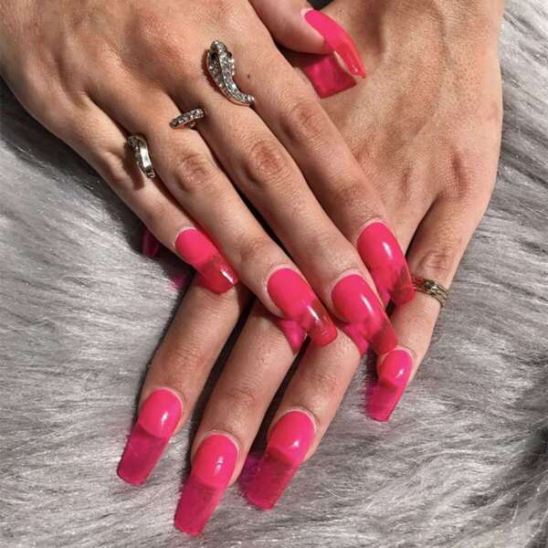 

Neon Fake Nail 24pcs With Tape