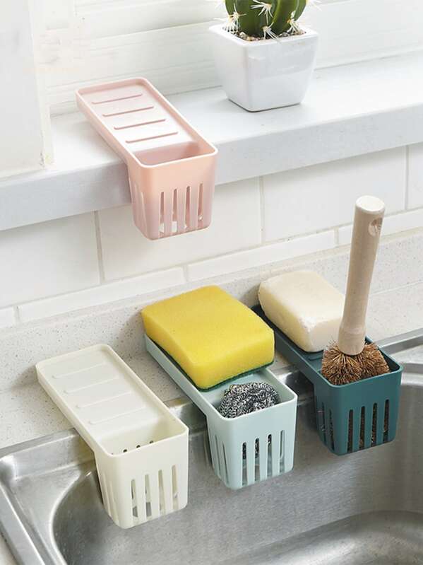 

Suction Cup Drain Storage Rack 1pc, Multicolor