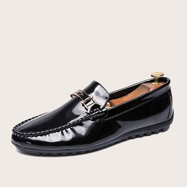 

Men Snaffle Detail Slip On Loafers