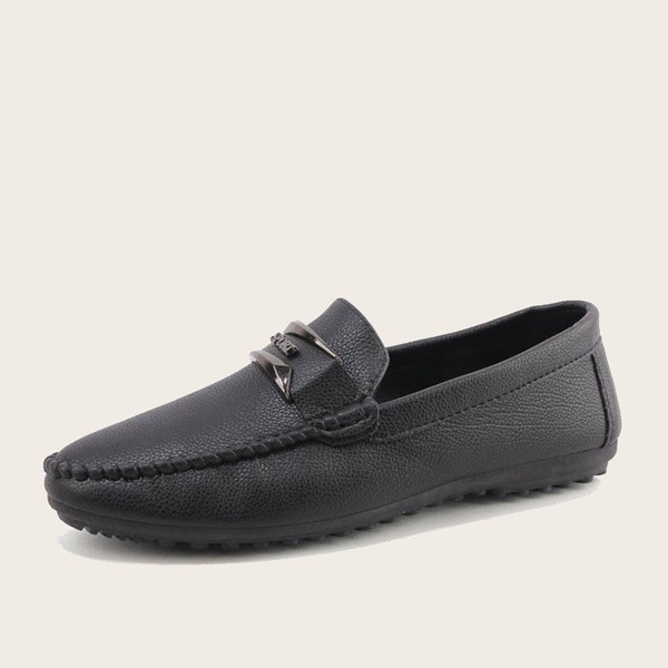 

Men Metal Detail Slip On Loafers