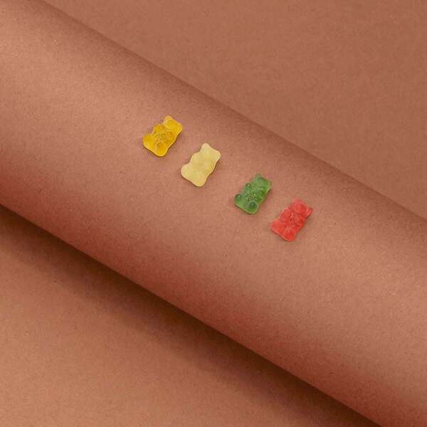 

Set Of Two Mini Gummy Bear Earrings