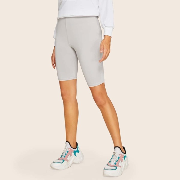 

Solid Skinny Cycling Shorts