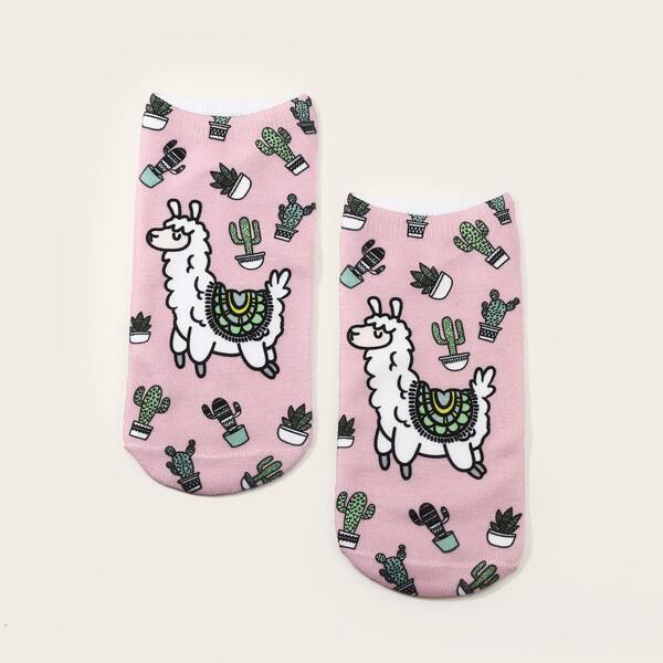 

Girls Unicorn Pattern Socks 1pair