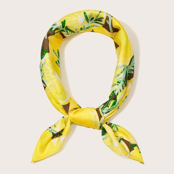 

Lemon Pattern Bandana, Multicolor