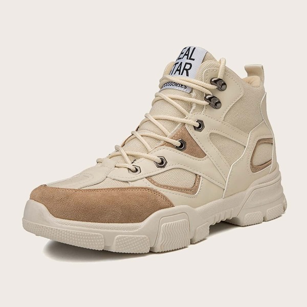 

Men Lace-up Front Hiking Boots