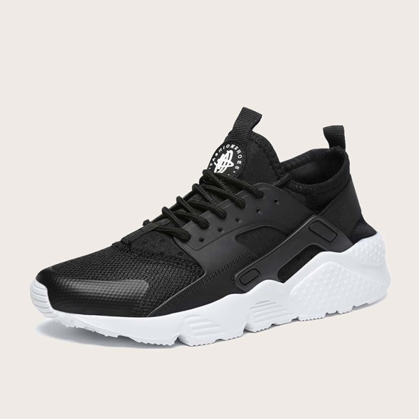 

Men Lace-up Front Chunky Sole Trainers