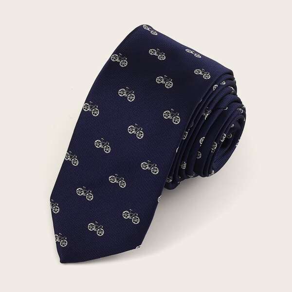 

Men Bicycle Pattern Tie