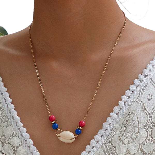 

Shell Charm Necklace 1pc