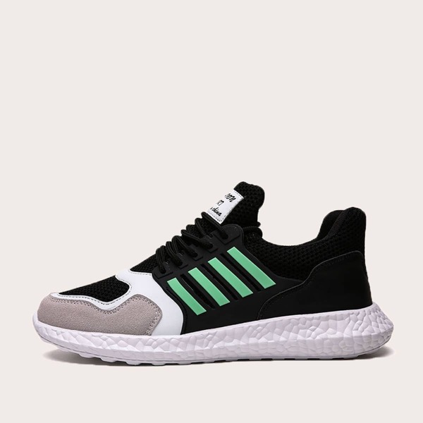 

Men Color-block Lace-up Front Sneakers