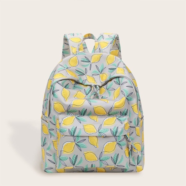 

Lemon Print Bckpack, Multicolor