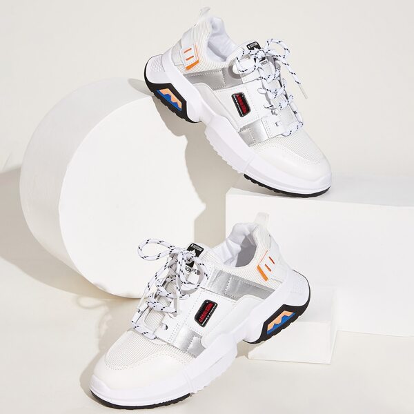 

Metallic Detail Chunky Sole Trainers