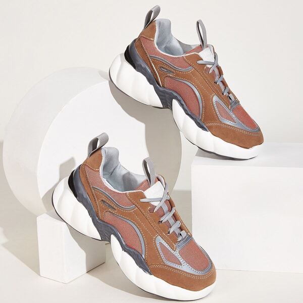 

Lace-up Front Chunky Sole Trainers