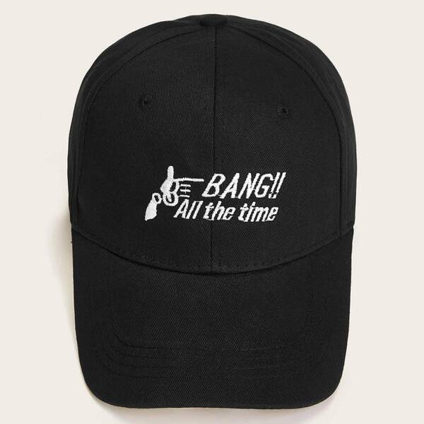 

Men Slogan Embroidery Baseball Cap