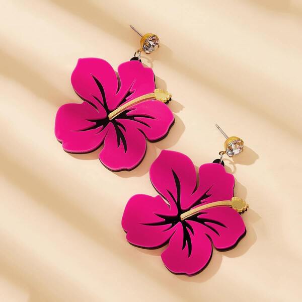 

Flower Drop Earrings 1pair