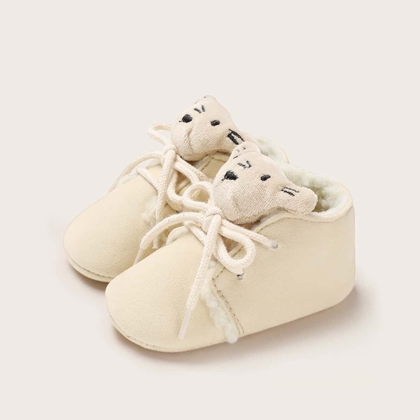 

Girls Lace-up Front Faux Fur Lined Boots