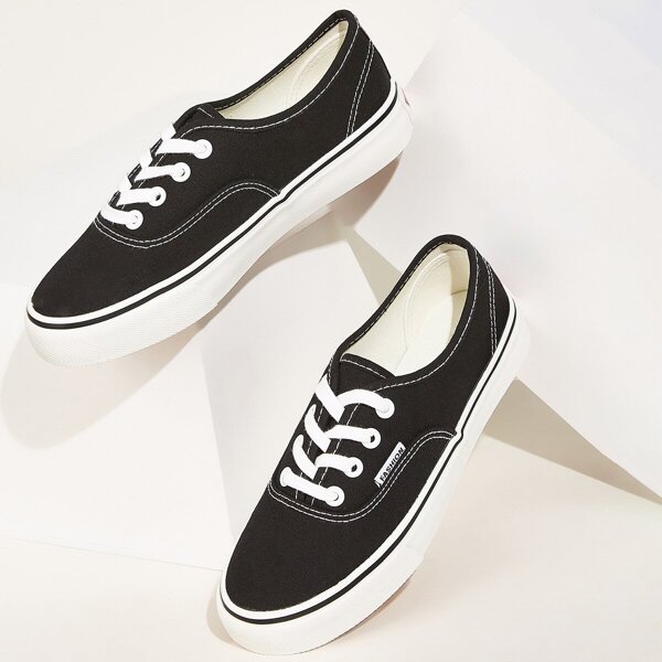 

Lace-up Front Low Top Sneakers