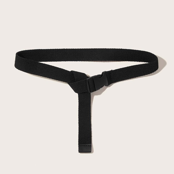 

Toddler Kids Knot Decor Ribbon Belt, Black