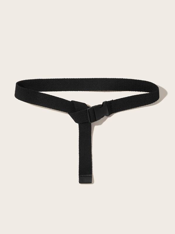 

Toddler Kids Knot Decor Ribbon Belt, Black