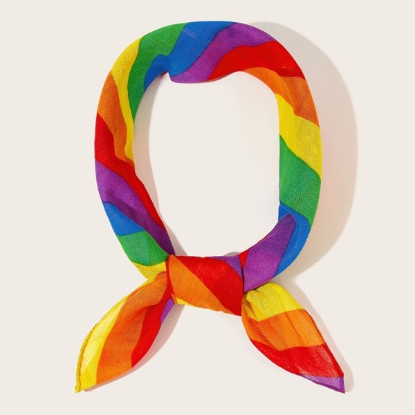 

Toddler Girls Rainbow Striped Pattern Headband, Multicolor