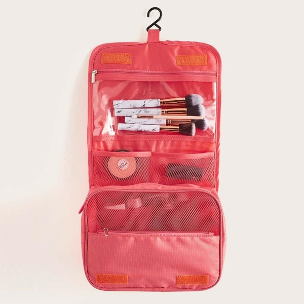 

Solid Cosmetic Storage Bag, Pink