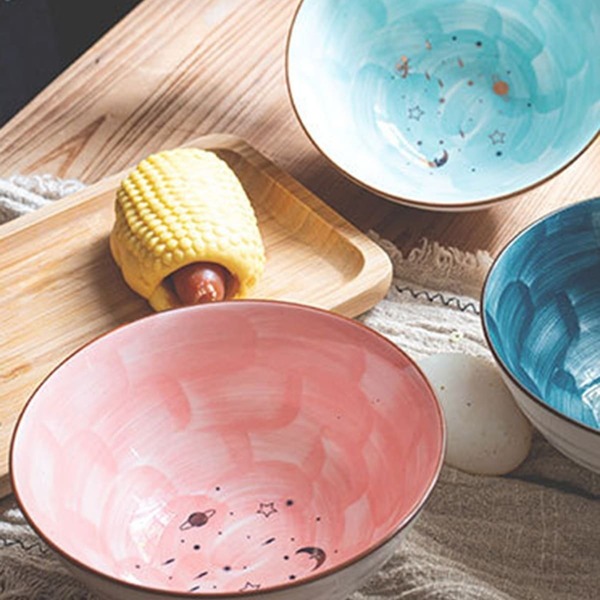

Star Print Ceramic Bowl 1pc