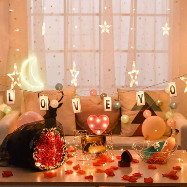 

10pcs Bulb Letter Box Decorative String Light