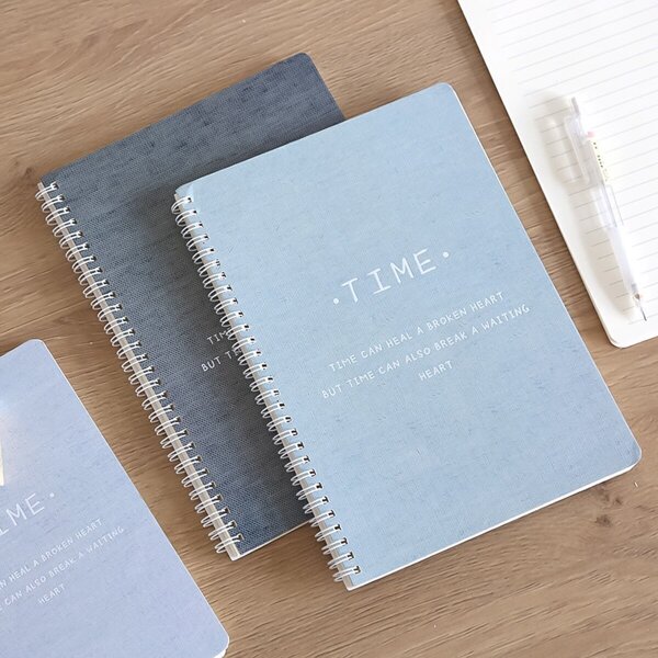 

Slogan Print Spiral Notebook 1pack