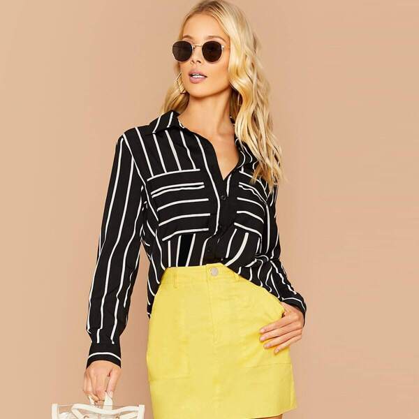 

Striped Print Shirt