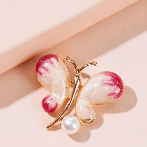 

Butterfly Design Brooch 1pc