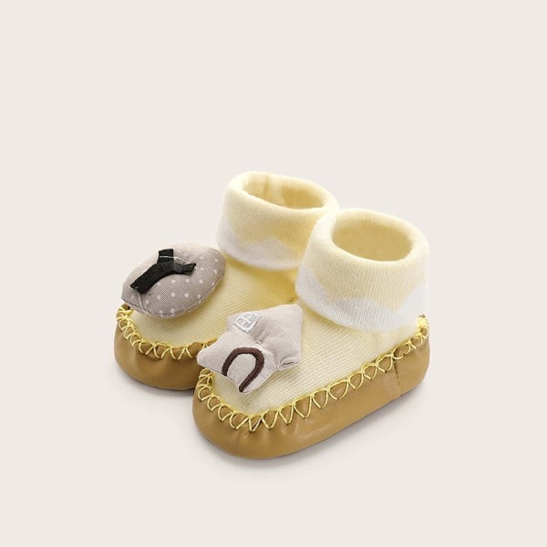 

Baby Stitch Detail Cotton Flats