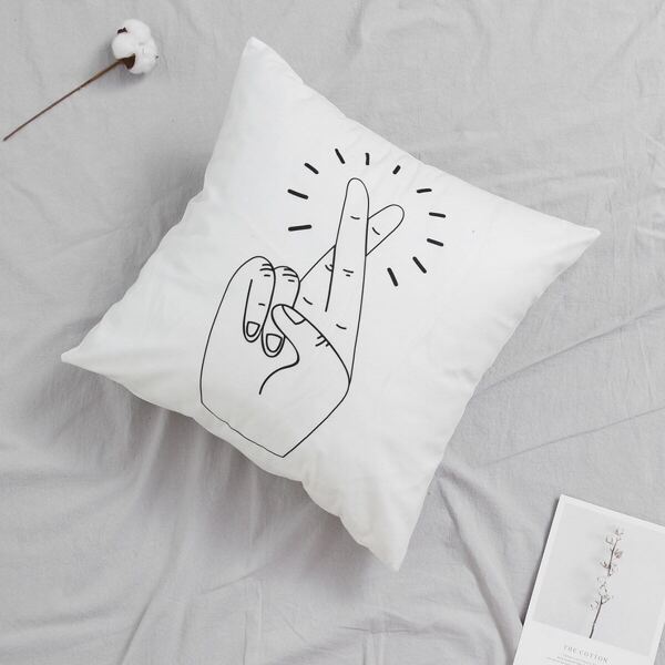 

Gesture Print Cushion Cover