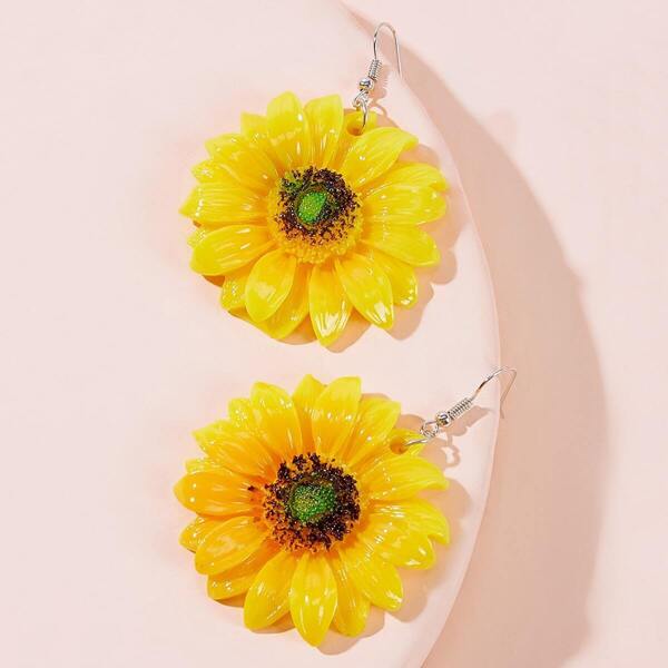 

Flower Drop Earrings 1pair