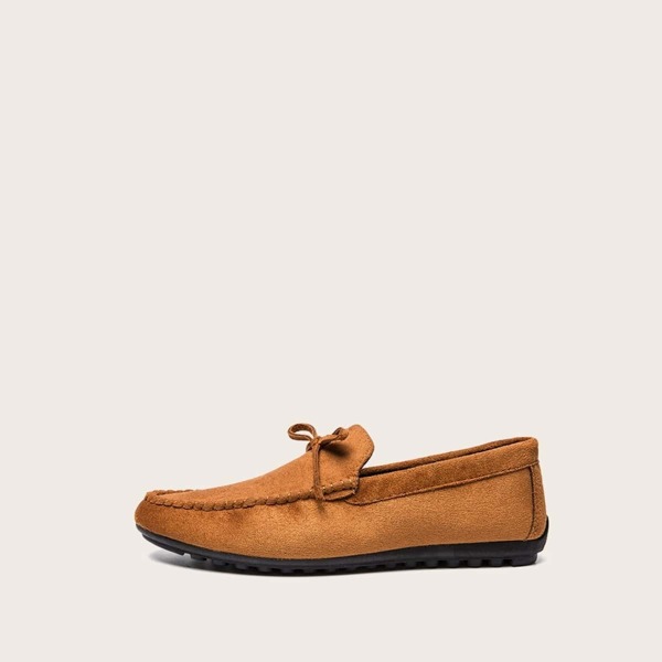 

Men Bow Decor Slip On Loafers